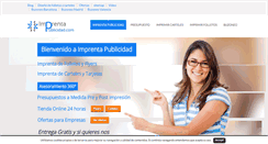 Desktop Screenshot of imprentapublicidad.com